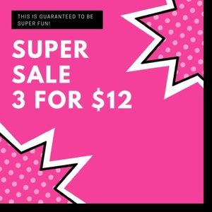 ☀️ Closet Items marked with a ☀️are 3 for $12!